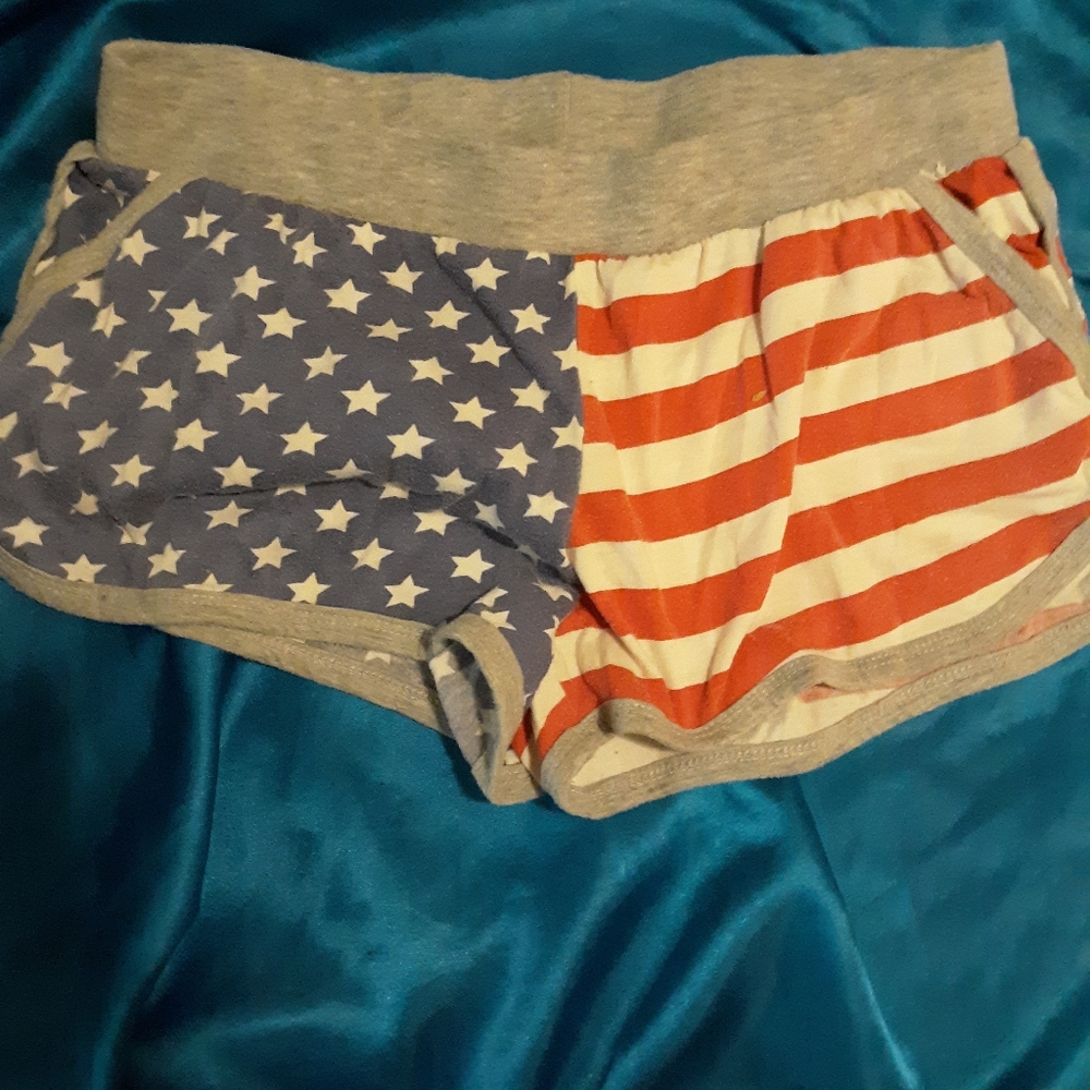American flag shorts